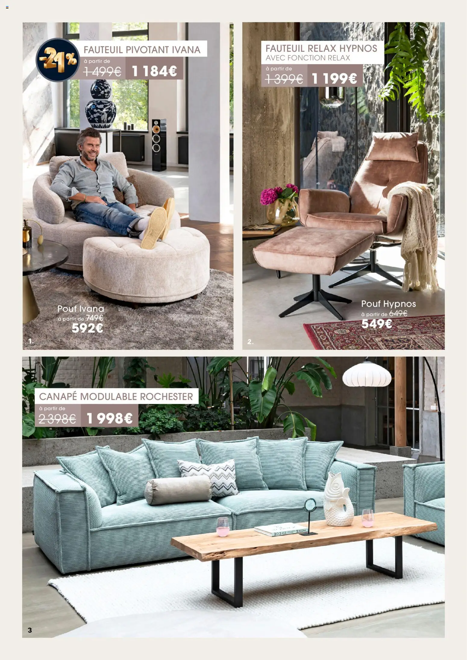 {H1} | Page: 4 | Produits: Canapé, Fauteuil