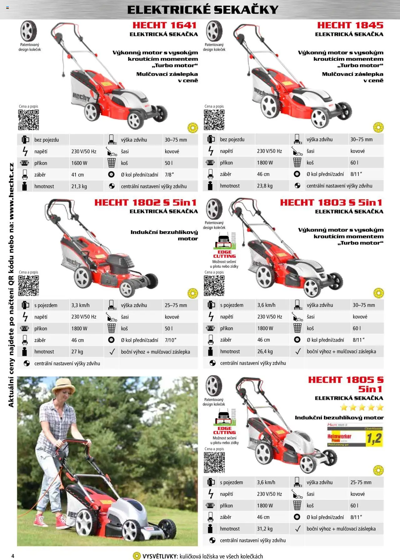 Hecht katalog - Podzim - zima 2025 od 01.09.2025 | Strana: 4 | Produkty: Hecht, Sekačka, Elektrická sekačka