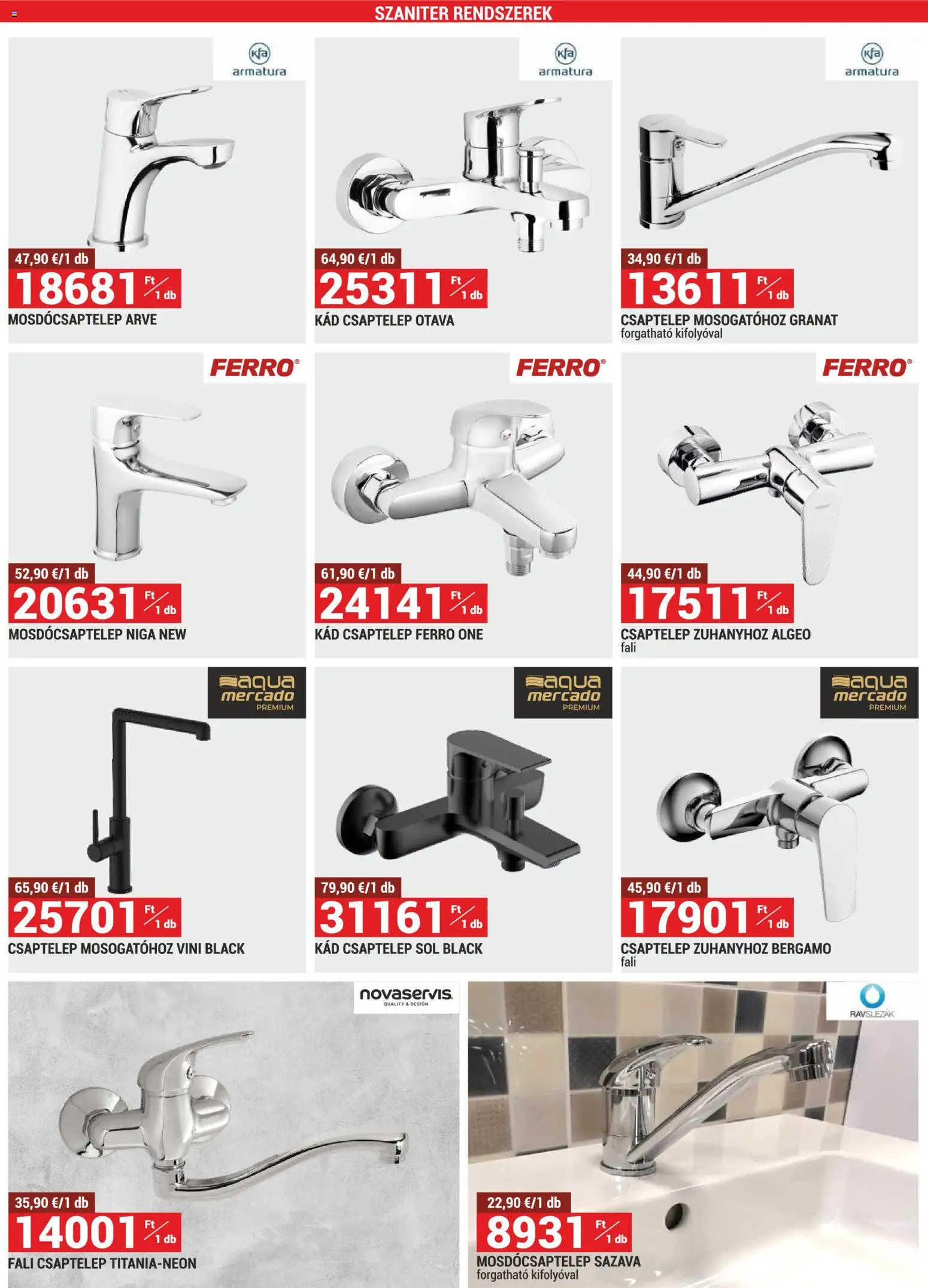 Merkury Market akciós ujság - amely érvényes a következő dátumtól: 01.02.2026 | Oldal: 31 | Termékek: Csaptelep