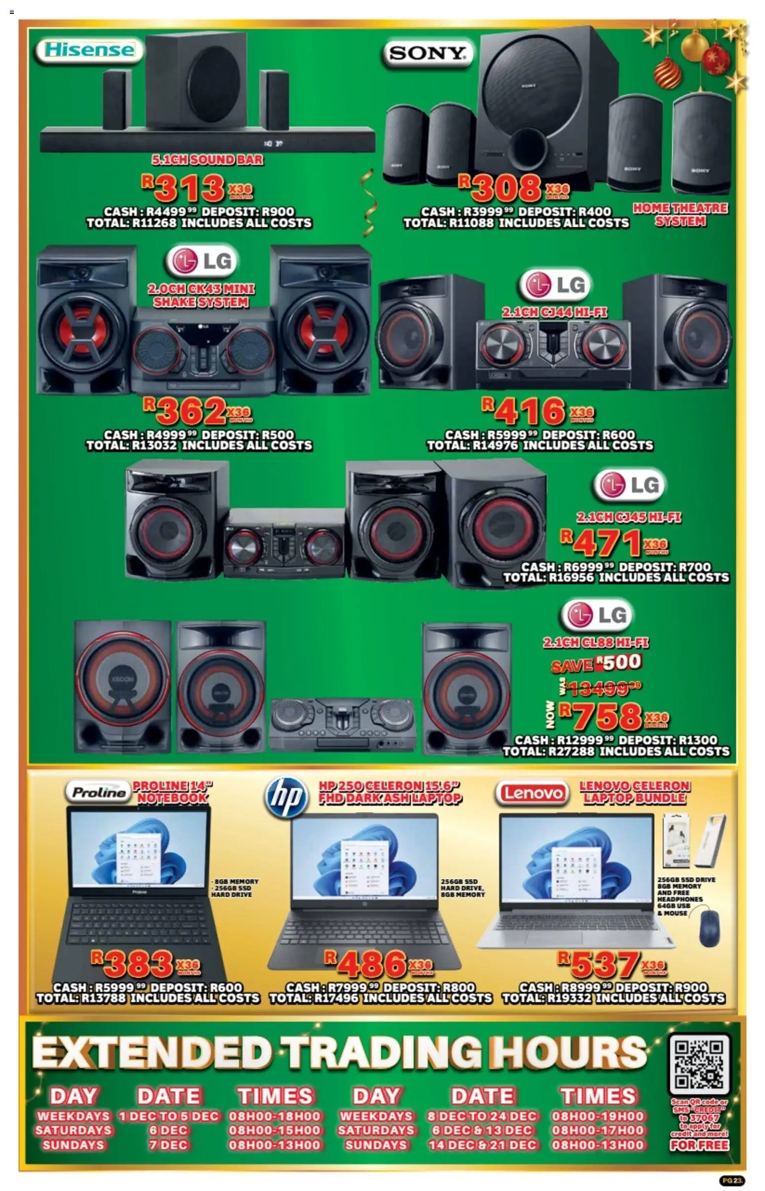 New Lewis Stores catalogue – valid from 10.11.2025 | Page: 23 | Products: Notebook, USB, Laptop, Hard drive