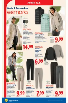 Lidl Aktionen ab 15.01.2026 gültig | Seite: 26 | Produkte: Pullover, Trenchcoat