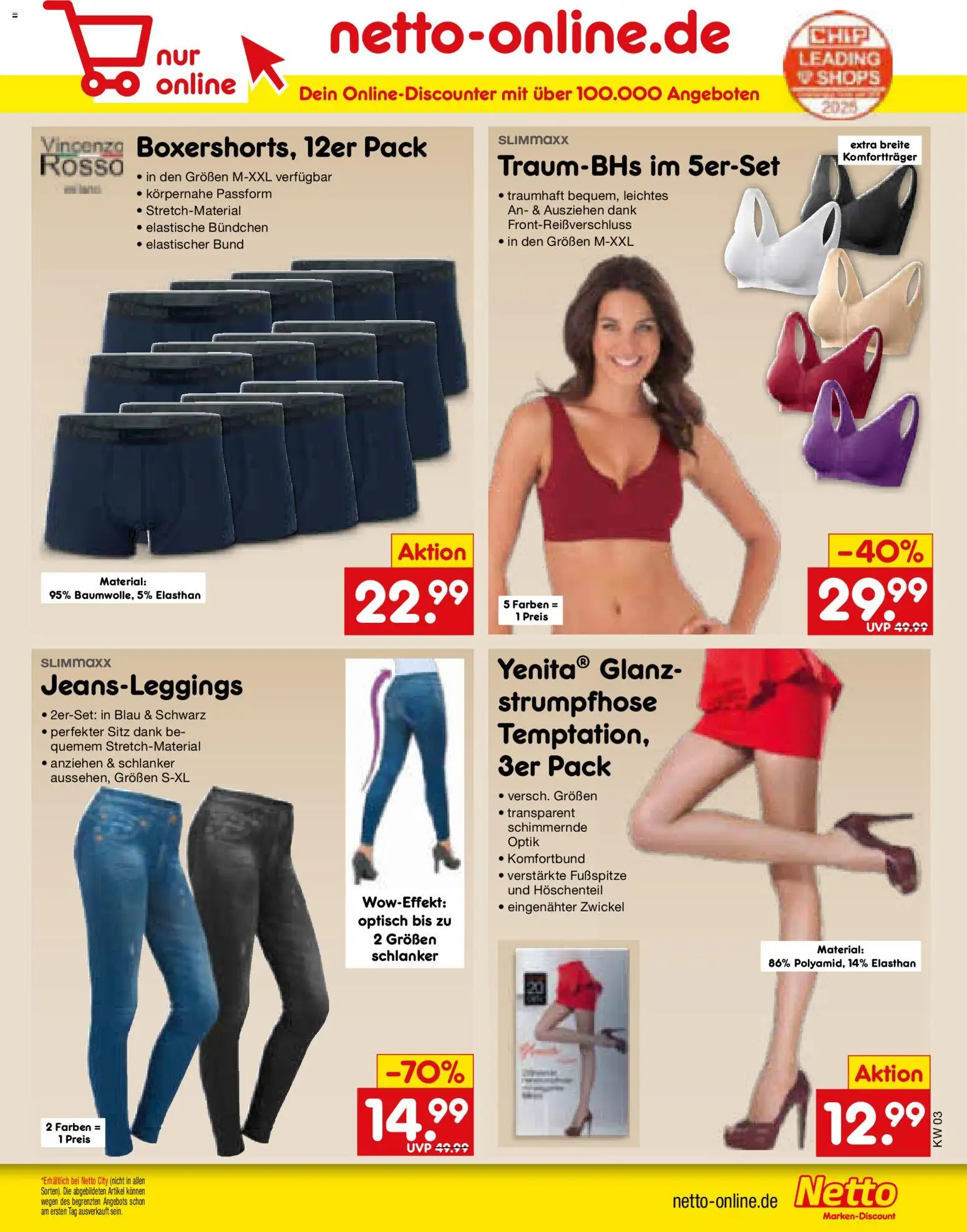 Netto Marken-Discount Prospekt 	 – gültig ab 12.01.2026 | Seite: 31 | Produkte: Strumpfhose