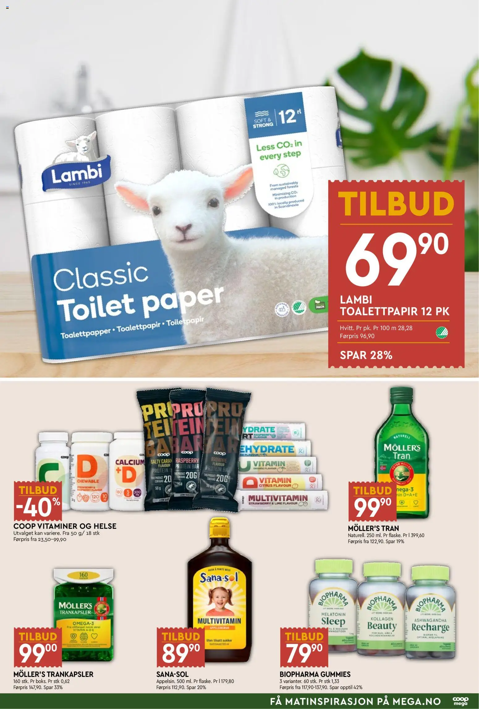 {H1} | Side: 7 | Produkter: Reblochon, Toalettpapir, Sukker, Față de pernă