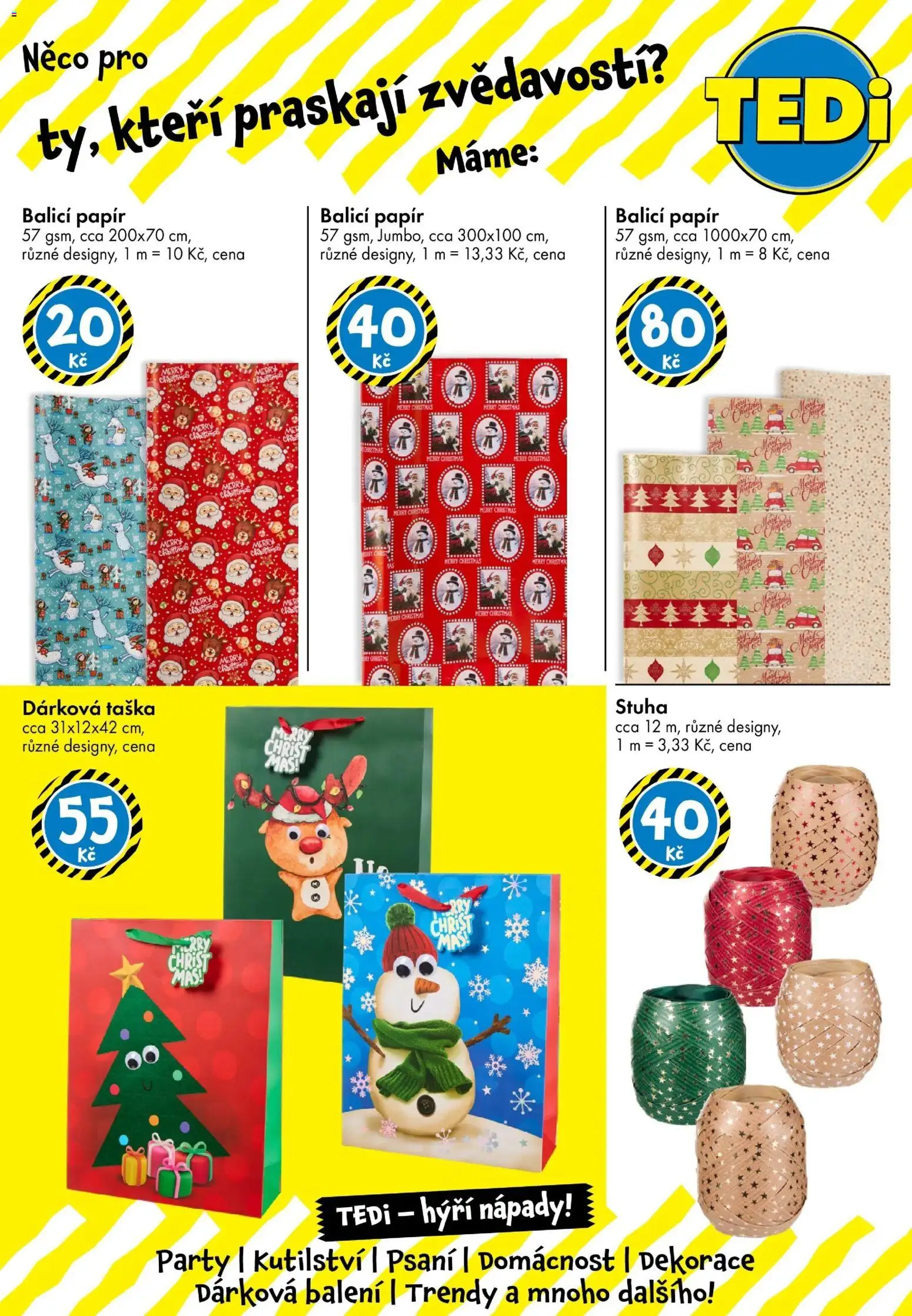 TEDi leták od 12.12.2025 | Strana: 7 | Produkty: Dárková taška, Taška, Dekorace