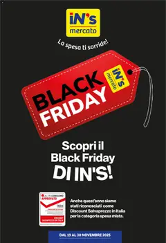 Anteprima del volantino IN's - Black Friday valido a partire dal 19.11.2025