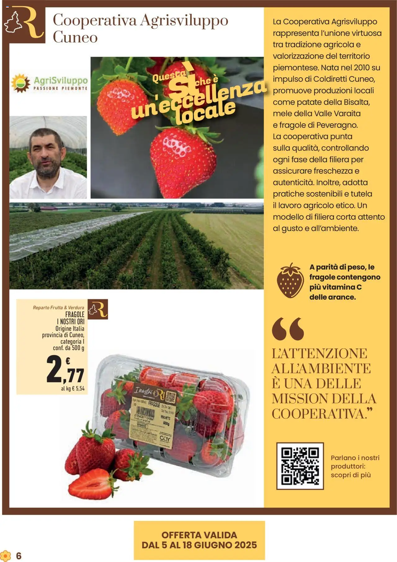 Volantino Conad del 05.06.2025 | Pagina: 6 | Prodotti: Mele, Fragole, Patate, Frutta