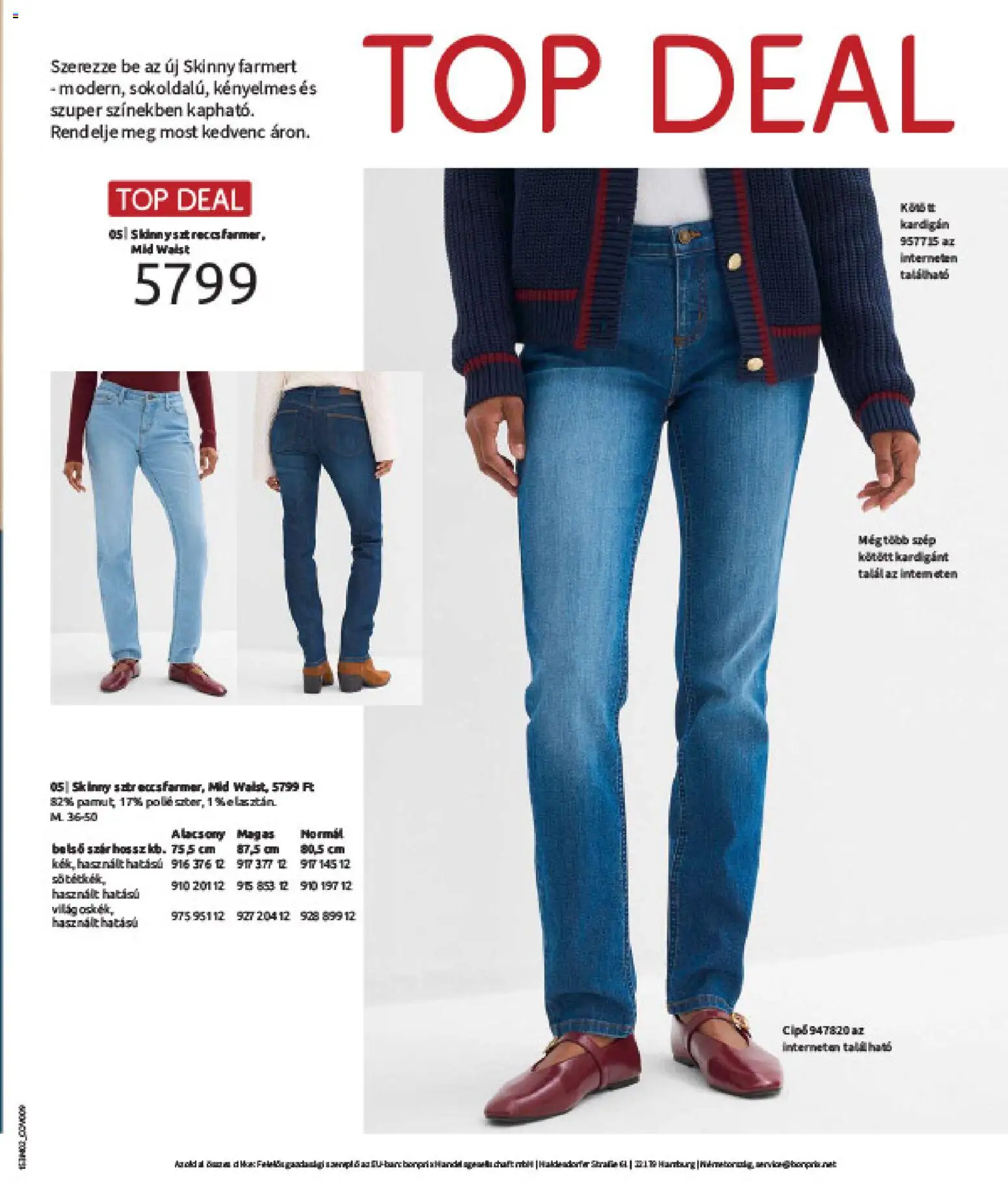 Bonprix akciós ujság - amely érvényes a következő dátumtól: 19.02.2026 | Oldal: 99