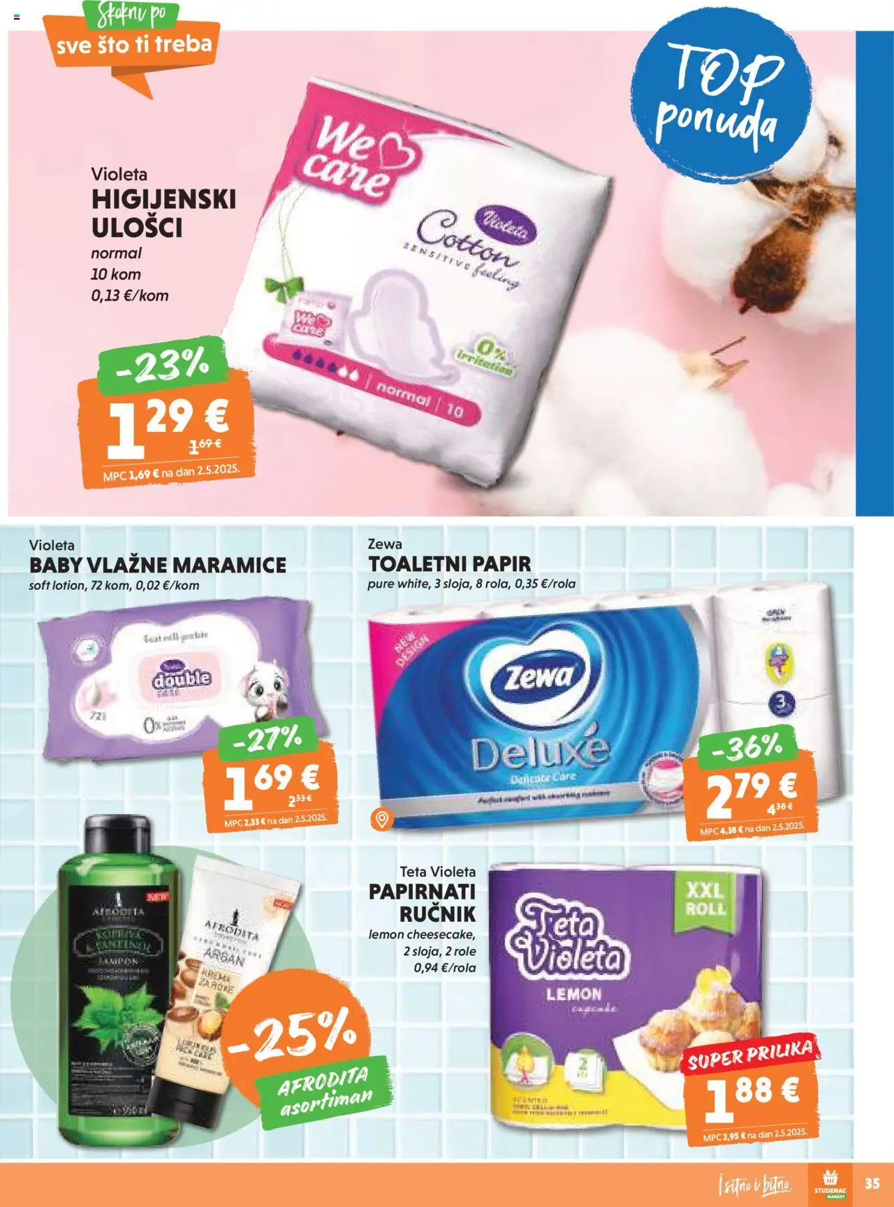 Studenac katalog | vrijedi od 08.10.2025 | Stranica: 35 | Proizvodi: Feta, Krema, Ručnik, Zewa