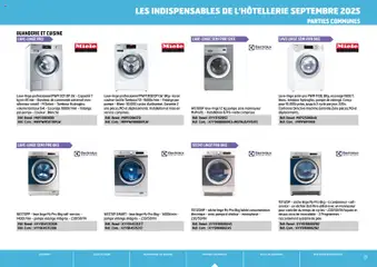 Rexel - Prévisualisation de Rexel - Brochure les indispensables de l'Hôtellerie valide à partir de 26.11.2025 | Page: 21 | Produits: Lave linge, Séchoir