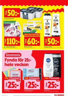 ICA Maxi reklamblad aktuell från 18.08.2025 | Sida: 9 | Produkter: Batterier, Tvättmedel, Galler, Fräs