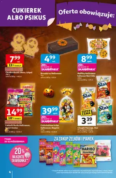 Pogląd oferty "Auchan Gazetka - Pewność niskich cen Hipermarket" - ważna od 30.10.2025 | Strona: 4 | Produkty: Czekoladowa, Brownie, Cukierki, Ciastka