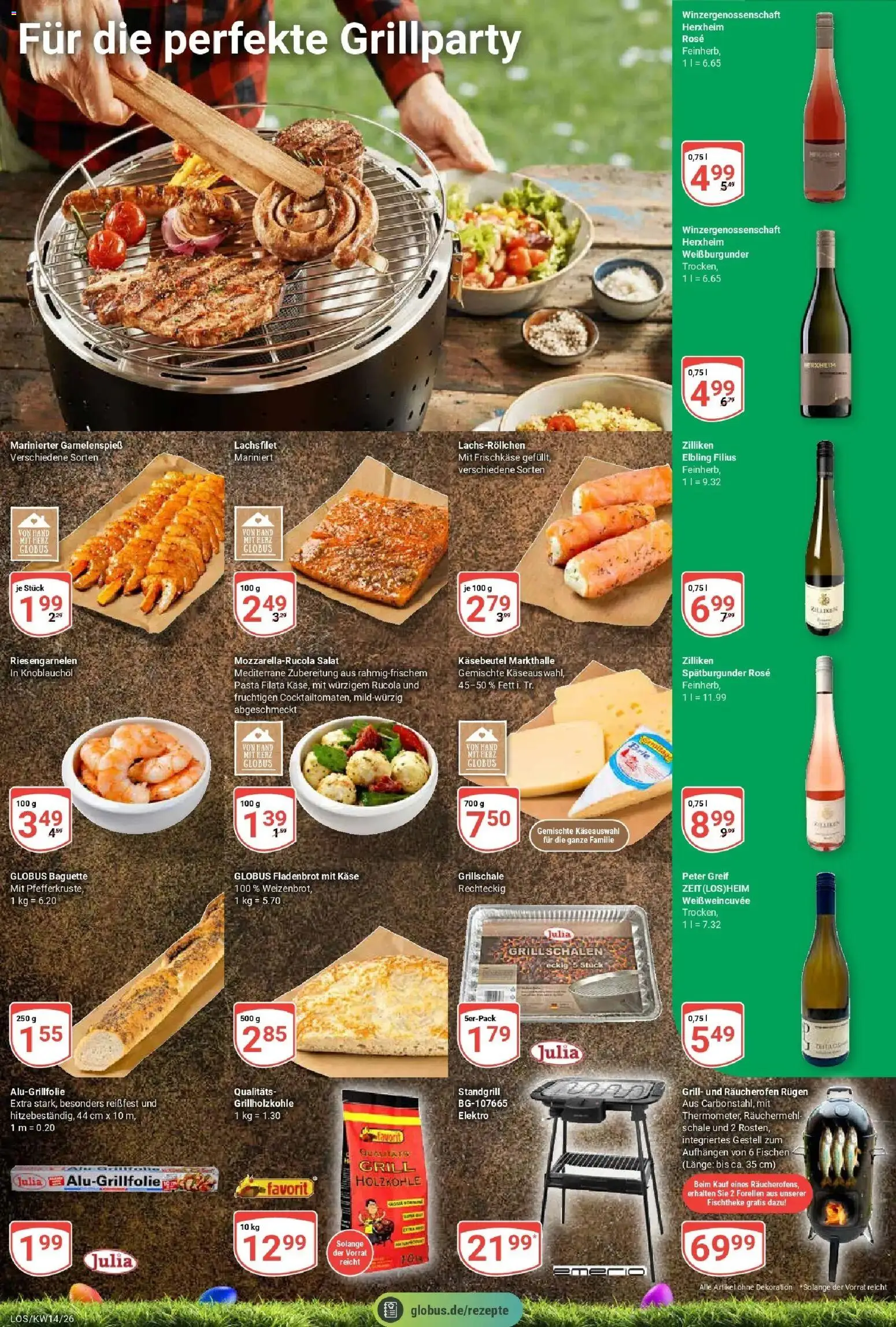 Globus prospekt Losheim Am See	 – gültig ab 30.03.2026 | Seite: 19 | Produkte: Käse, Baguette, Pasta, Salat