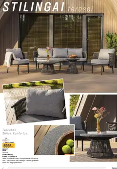 Senukai leidinys galioja nuo 09.03.2026 | Puslapis: 2 | Prekių: Sofa