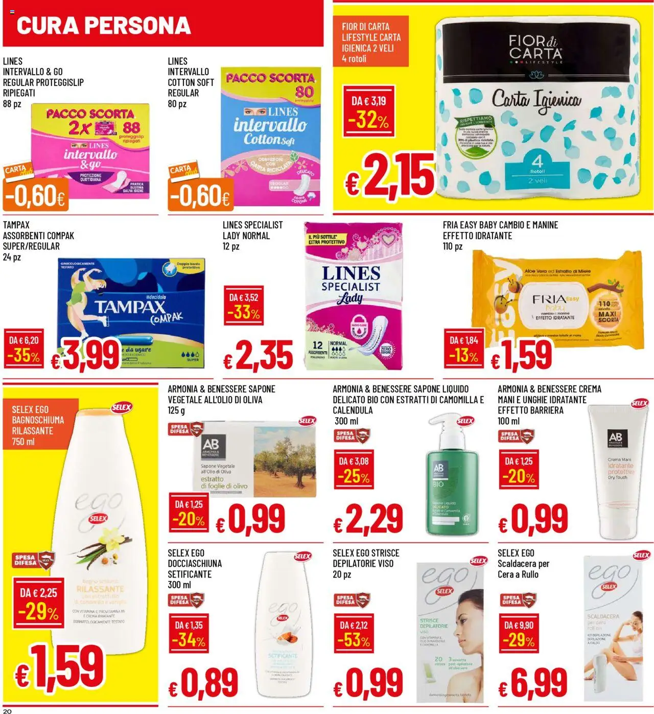 Volantino Galassia del 06.10.2025 | Pagina: 20 | Prodotti: Monitor, Crema, Bagnoschiuma, Mandorle