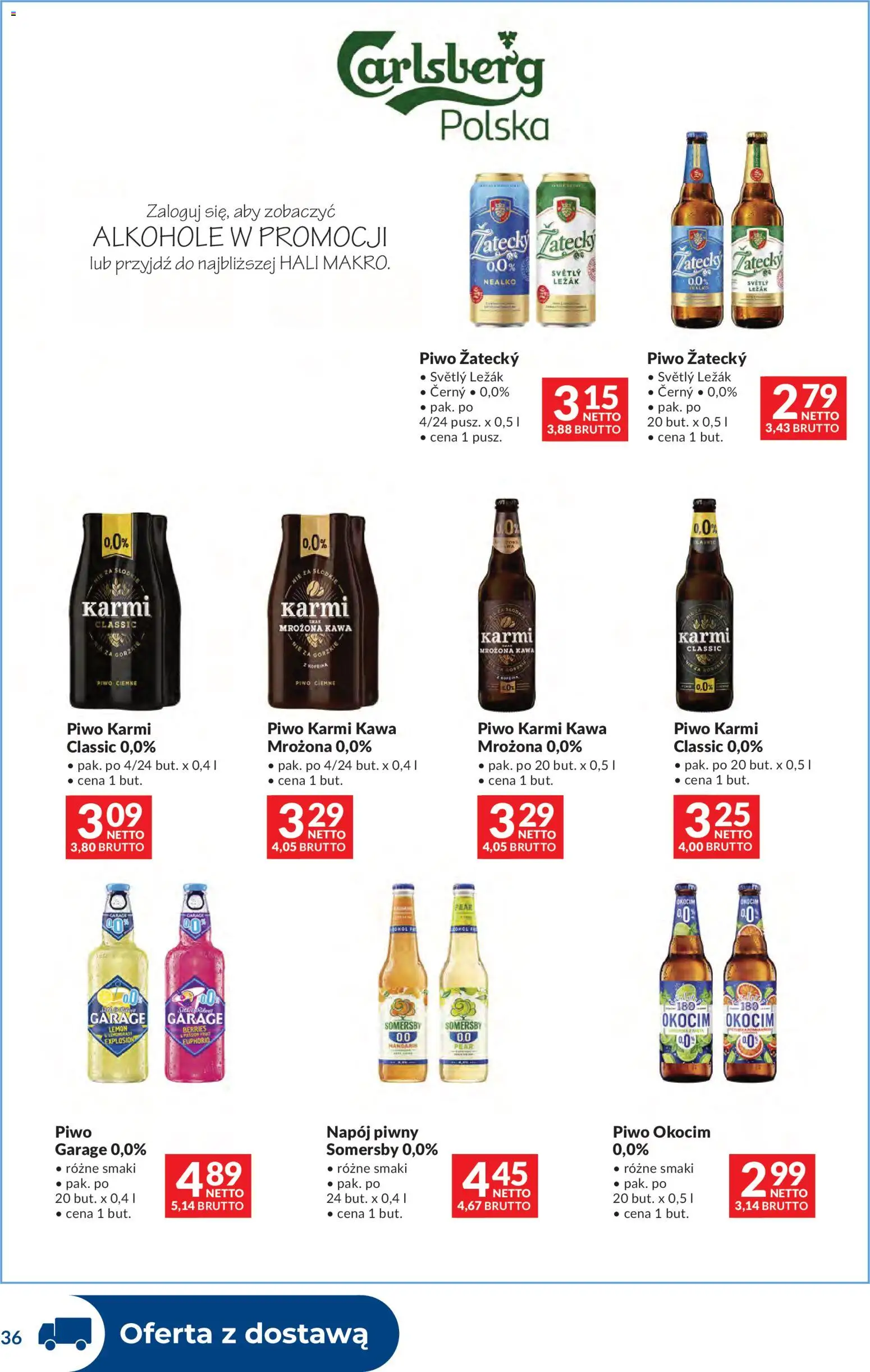 Makro gazetka - Dystrybucja do sklepów od 28.04.2026 | Strona: 36 | Produkty: Leżak, Kawa, Piwo, Somersby