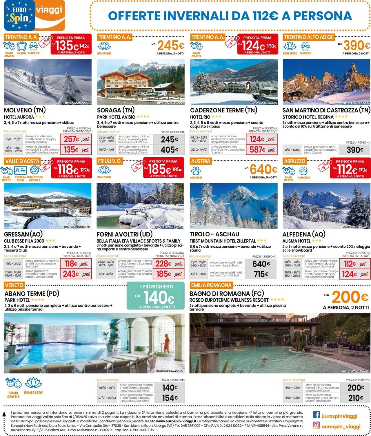 Volantino Eurospin del 23.10.2025 | Pagina: 16 | Prodotti: Piscina, Letto, Coperta, Bagno