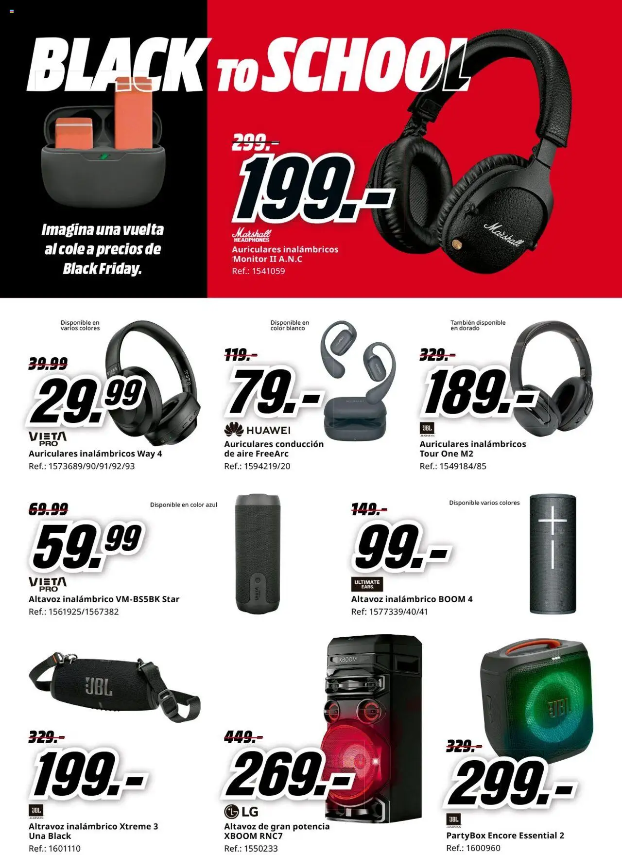 Media Markt folleto │ válido desde el 14.08.2025 | Página: 18 | Productos: Monitor, Auriculares, Altavoz