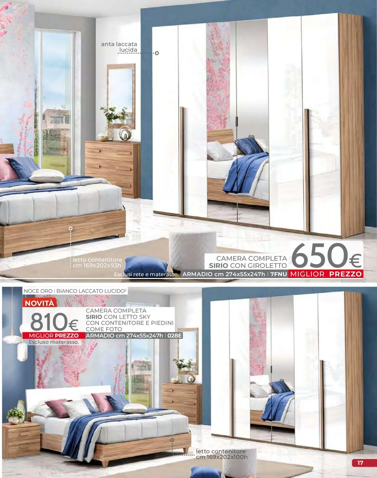 Volantino Mondo Convenienza del 09.09.2025 | Pagina: 19 | Prodotti: Letto contenitore, Contenitore, Letto, Armadio