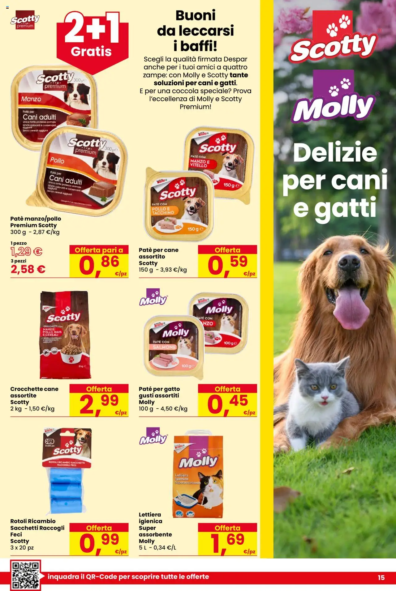 Volantino Eurospar del 21.08.2025 | Pagina: 15 | Prodotti: Paté, Pollo, Tacchino, Crocchette