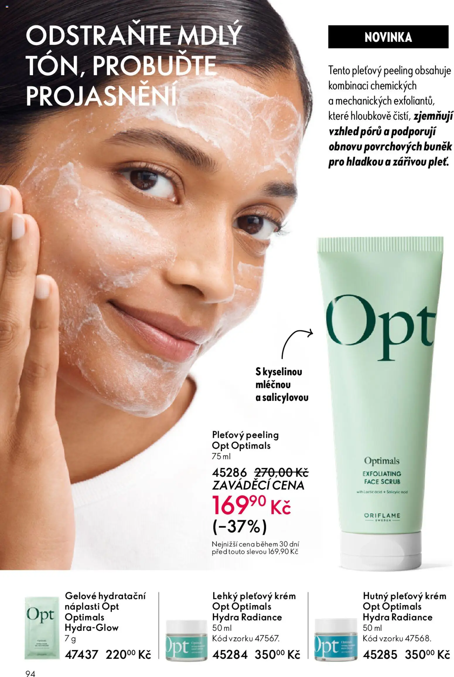 Oriflame katalog č. 04/2026 od 04.03.2026 | Strana: 94 | Produkty: Krém, Peeling