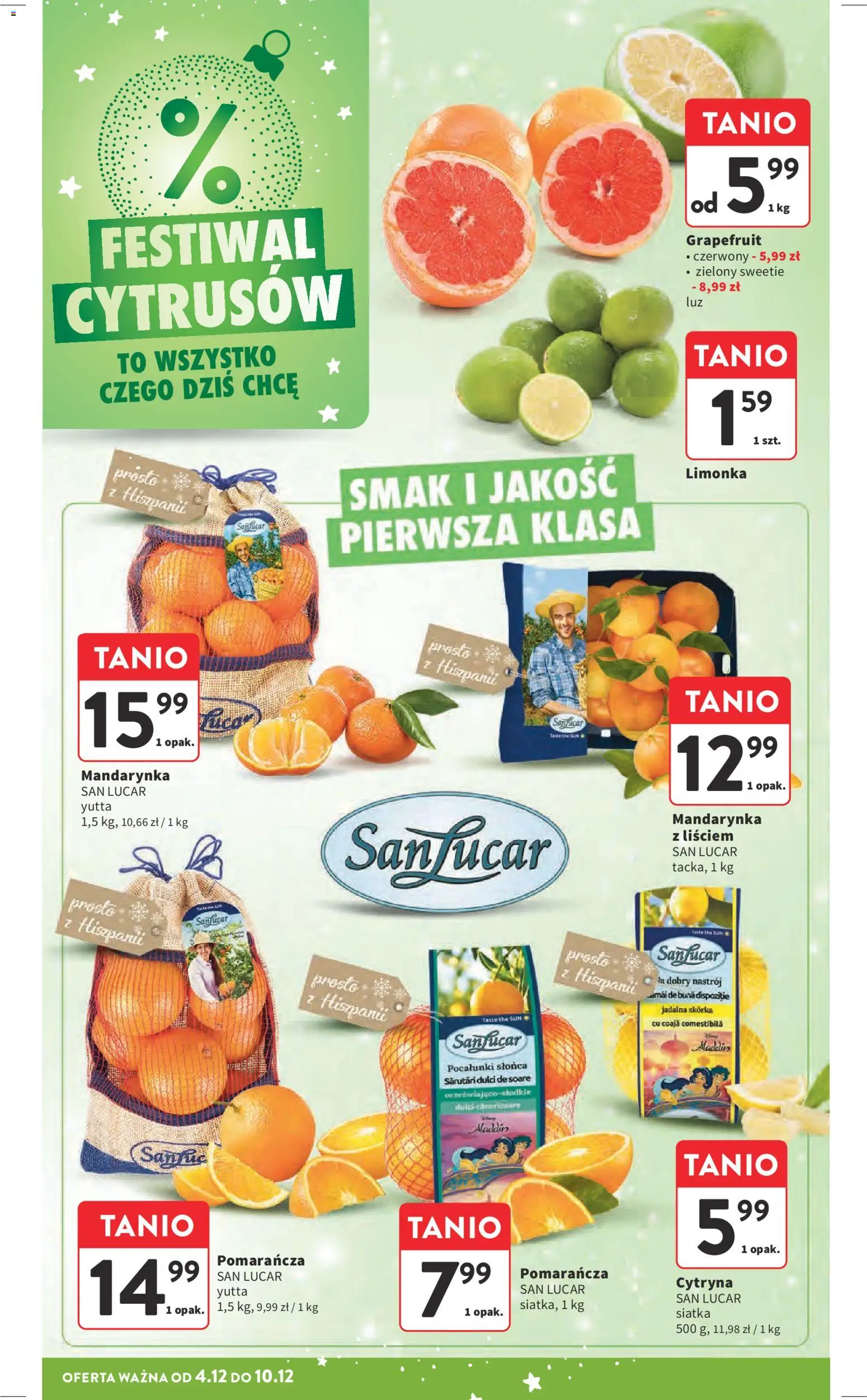 Intermarche Gazetka od 04.12.2025 | Strona: 22 | Produkty: Cytryna, Limonka, Siatka