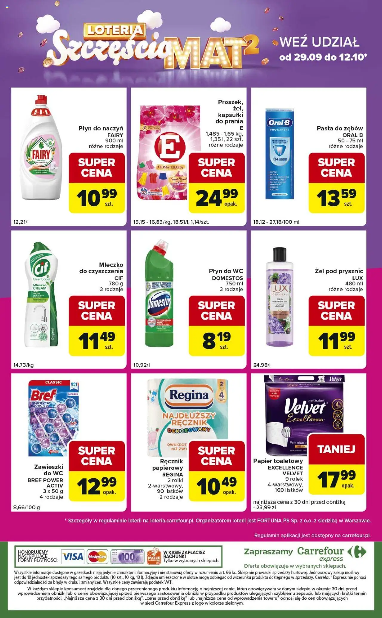 Carrefour Gazetka - Express II od 07.10.2025 | Strona: 8 | Produkty: Rolki, Prysznic, Kapsułki do prania, Pasta do zębów