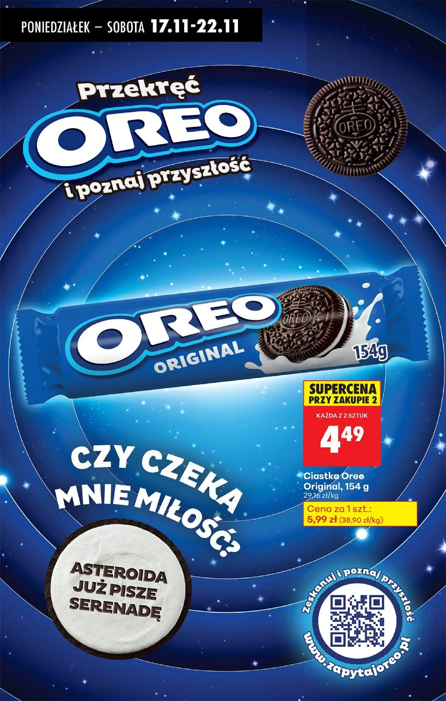 Biedronka gazetka od 17.11.2025 | Strona: 59 | Produkty: Ciastka Oreo, Ciastka