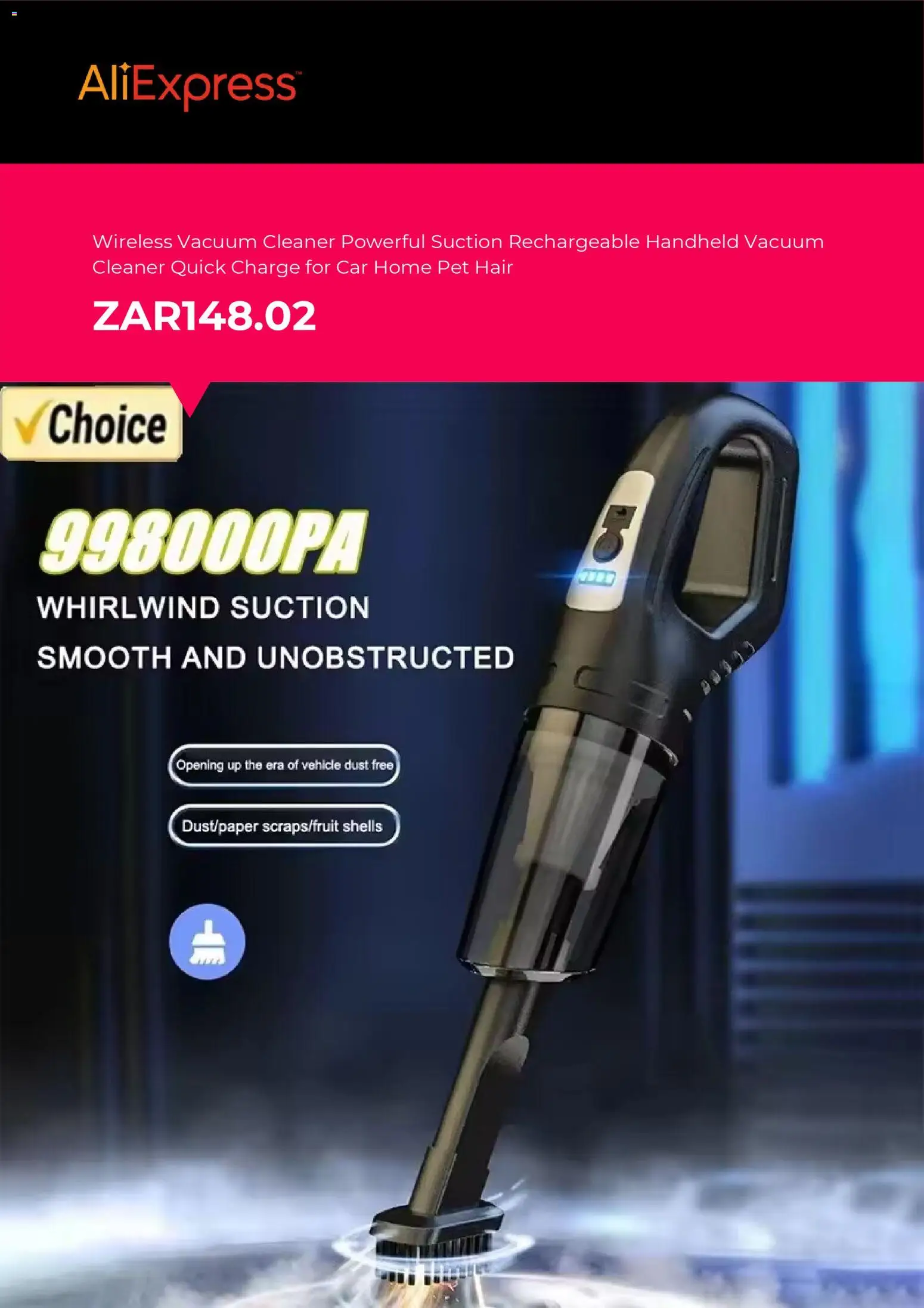 New AliExpress catalogue – valid from 20.11.2025 | Page: 13 | Products: Vacuum cleaner