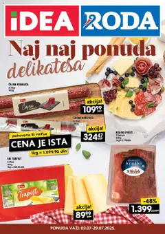 Roda - Naj naj ponuda delikatesa - pregled Roda kataloga - važi od 03.07.2025