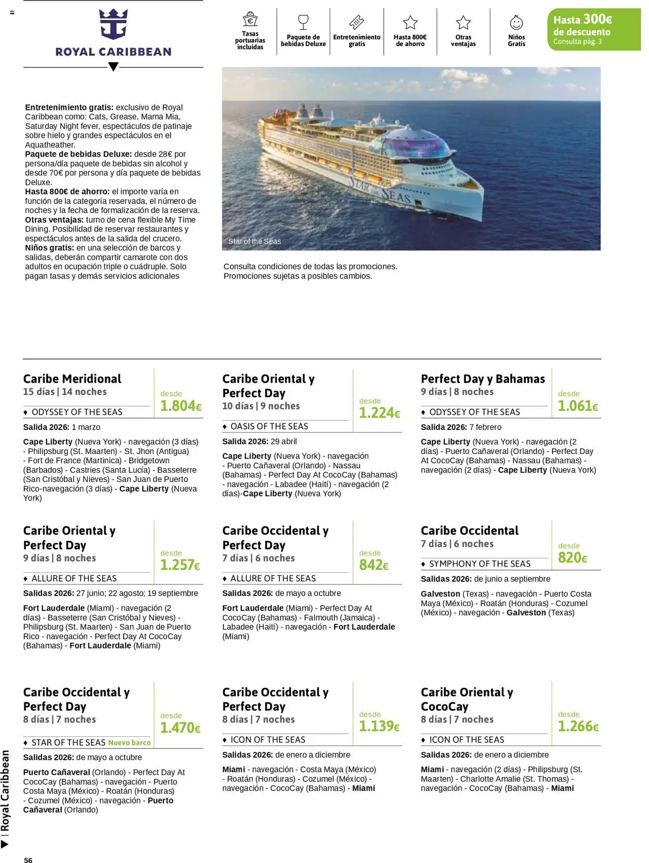 Viajes El Corte Inglés - Crucero Fantástico │ válido desde el 16.09.2025 | Página: 56 | Productos: Ηλεκτρονικα ειδη, Navegación