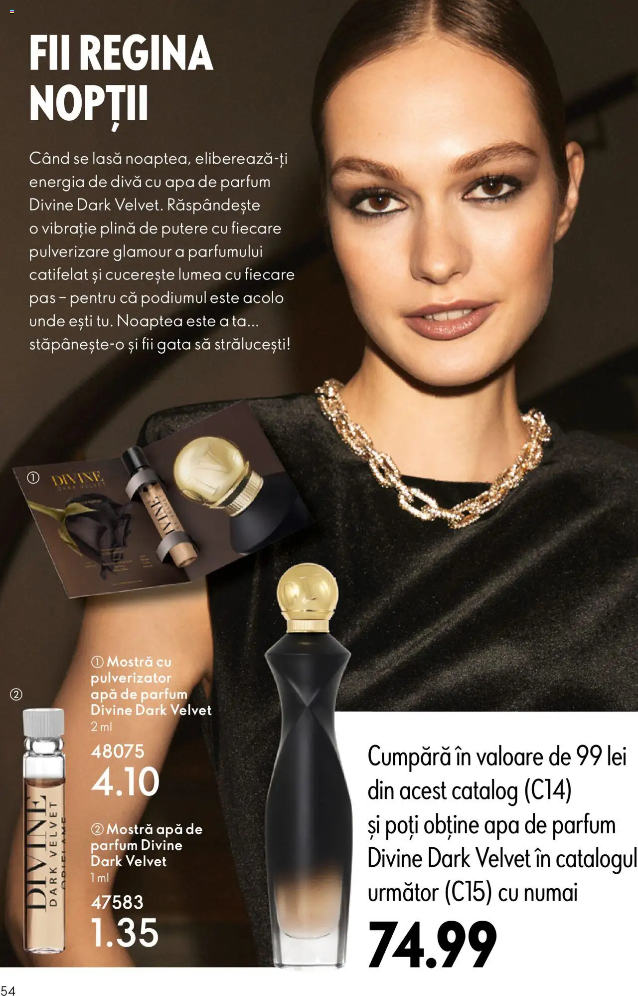 Noul catalog Oriflame – valabil de la 01.10.2025 | Pagină: 54 | Produse: Apă de parfum, Parfum, Apă