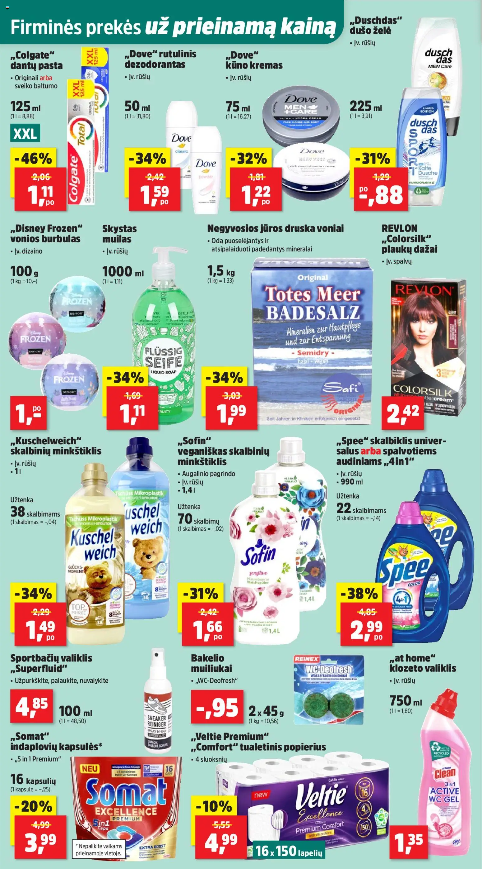 Thomas Philipps akcijos nuo 10.11.2025 | Puslapis: 6 | Prekių: Wc, Kūno kremas, Dezodorantas, Tualetinis popierius