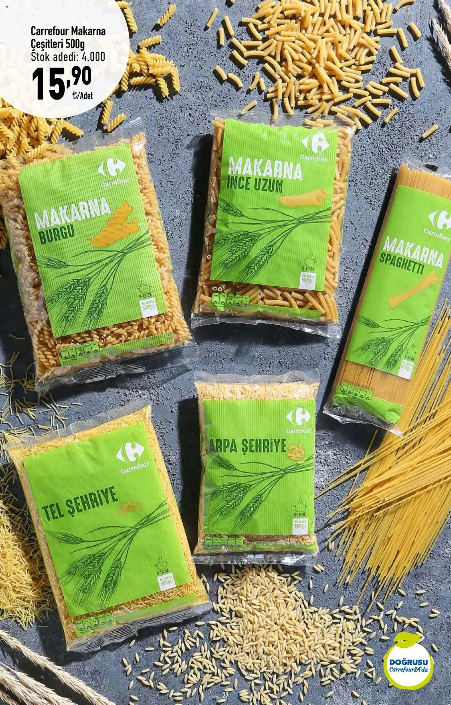CarrefourSA Katalog - 09.04.2026 tarihinden itibaren geçerlidir | Sayfa: 28 | Ürünler: Makarna