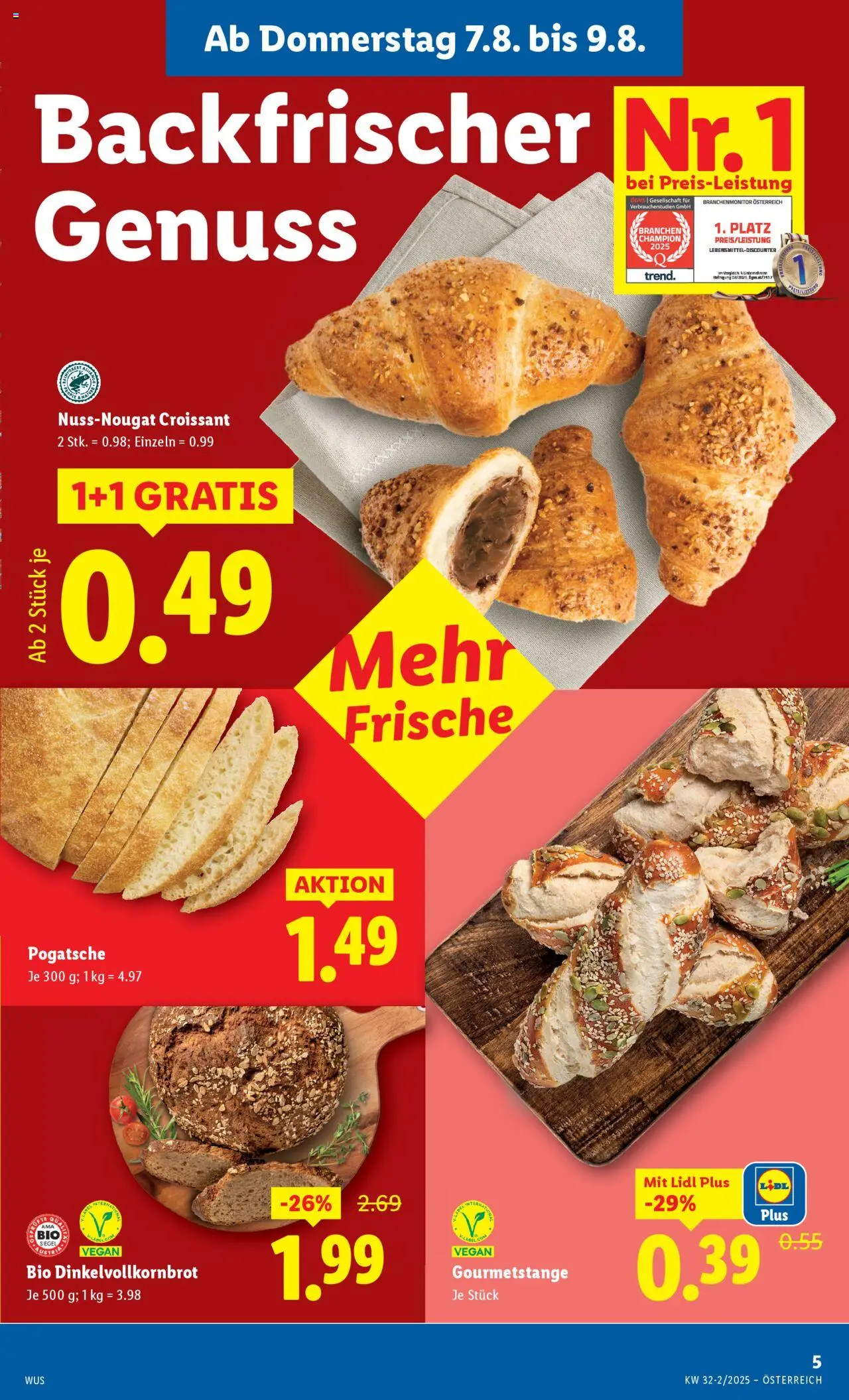 Lidl Flugblatt - Oberpullendorf, Güssing, Oberwart gültig ab 07.08.2025 | Seite: 7