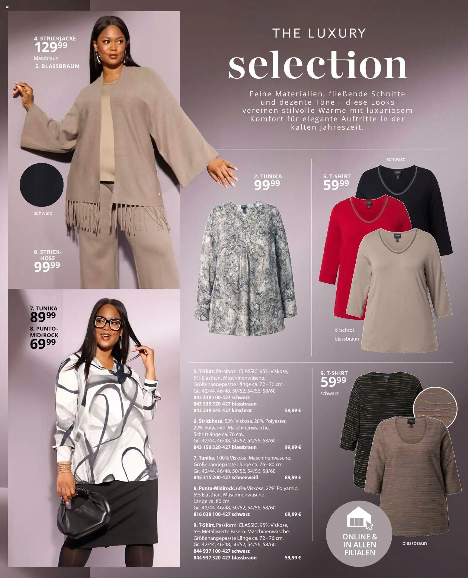 Ulla Popken Prospekt 	 – gültig ab 01.11.2025 | Seite: 131 | Produkte: Midirock, Hose, Strickjacke