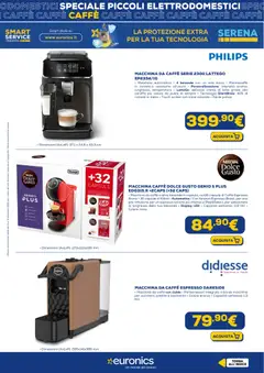Anteprima del volantino Euronics Piccoli Elettrodomestici catalogo valido a partire dal 04.12.2025 | Pagina: 20 | Prodotti: Crema, Macchina da caffe, Caffè, Latte