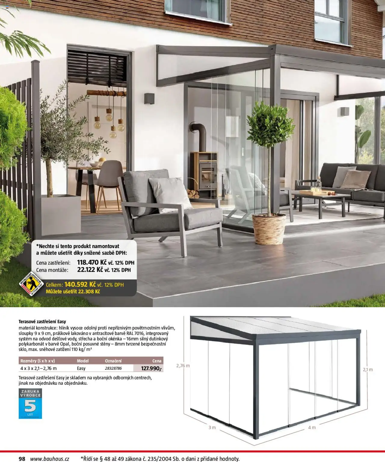 Bauhaus katalog Zahradní nábytek od 01.04.2025 | Strana: 98