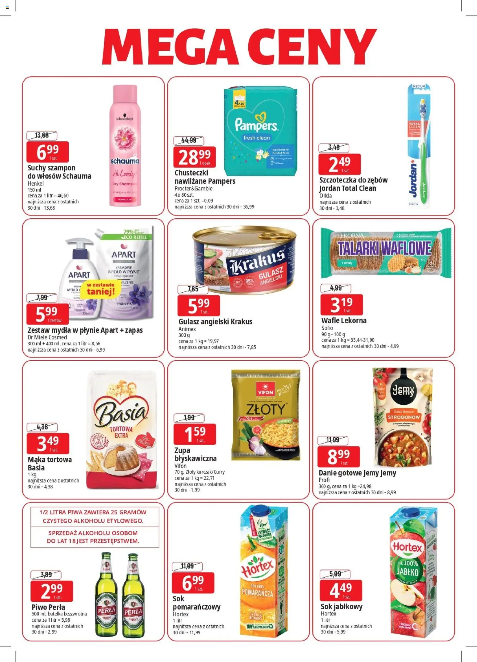 E.Leclerc Gazetka - Elbląg od 12.01.2026 | Strona: 3 | Produkty: Wafle, Zupa, Szampon, Mydło