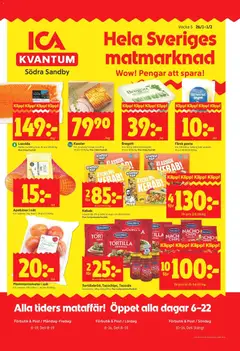 ICA Kvantum - Södra Sandby - Förhandsvisning av reklamblad från butik ICA Kvantum aktuell från 26.01.2026