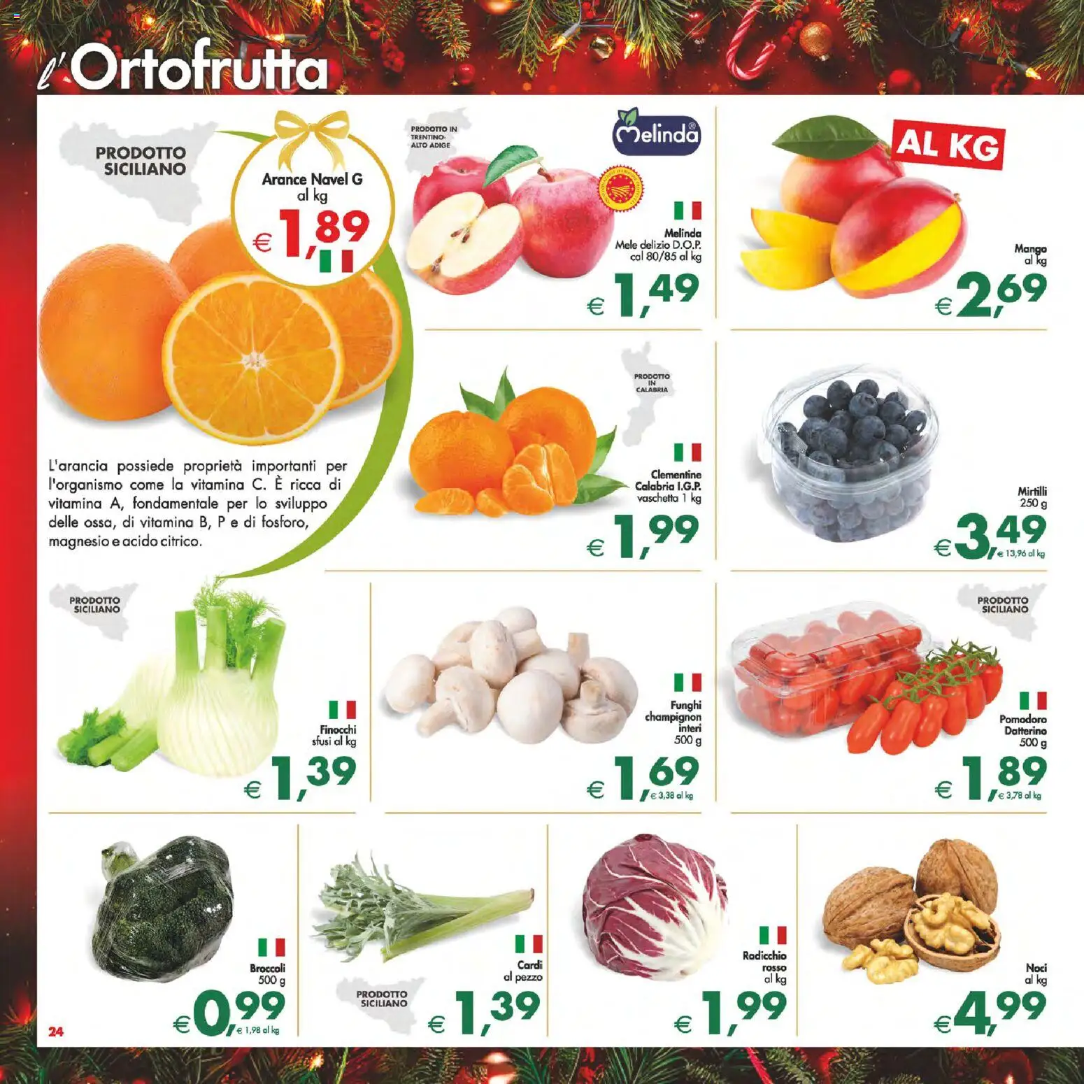 Volantino Decò del 16.12.2025 | Pagina: 26 | Prodotti: Mele, Noci, Funghi, Finocchi