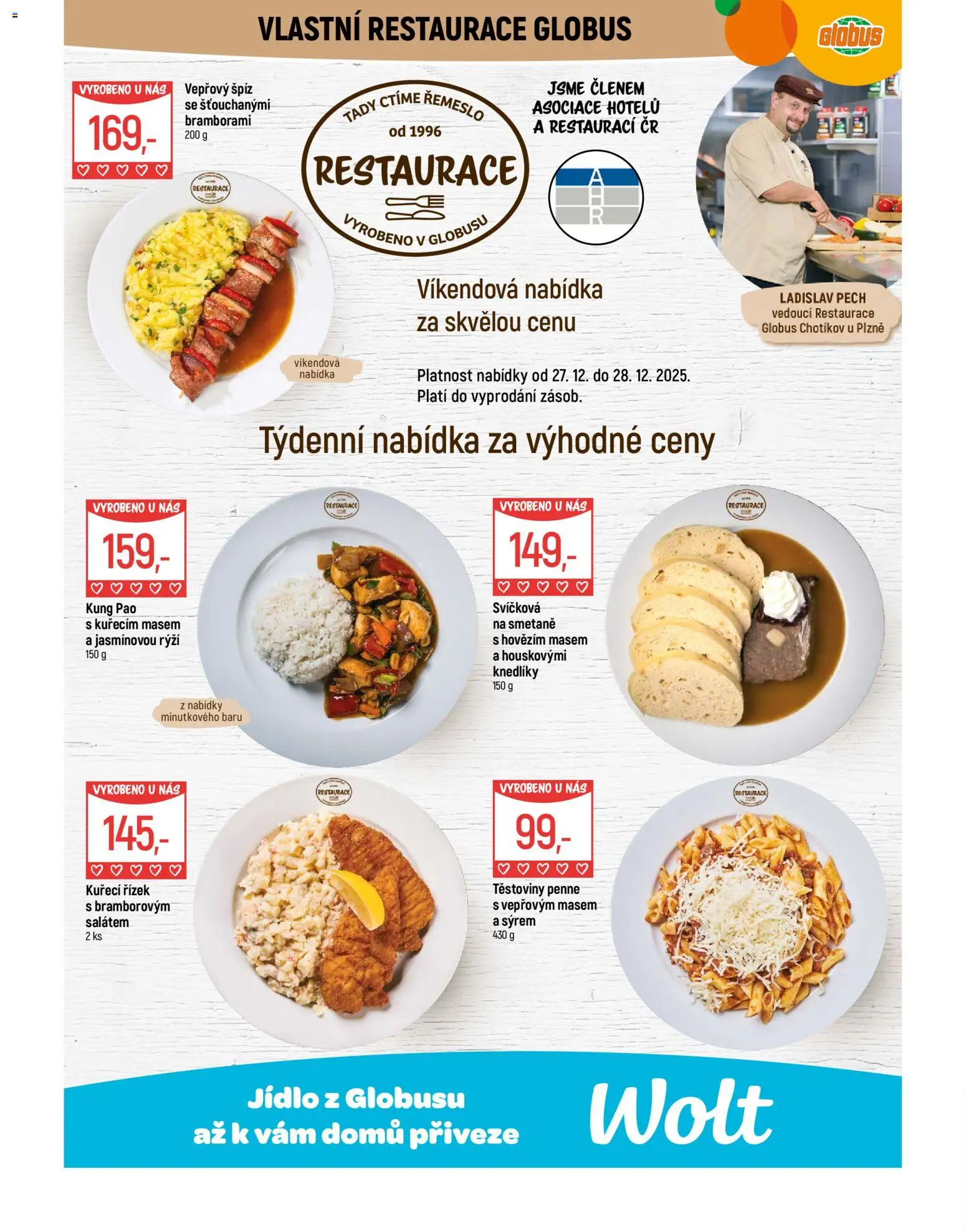 Globus leták - Plzeň od 27.12.2025 | Strana: 6 | Produkty: Penne, Globus, Těstoviny, Rýži