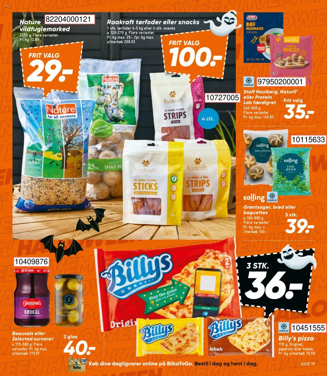 Bilka tilbudsavis – gyldig fra 10.10.2025 | Side: 25 | Produkter: Brød, Pizza, Rødkål, Gulerod