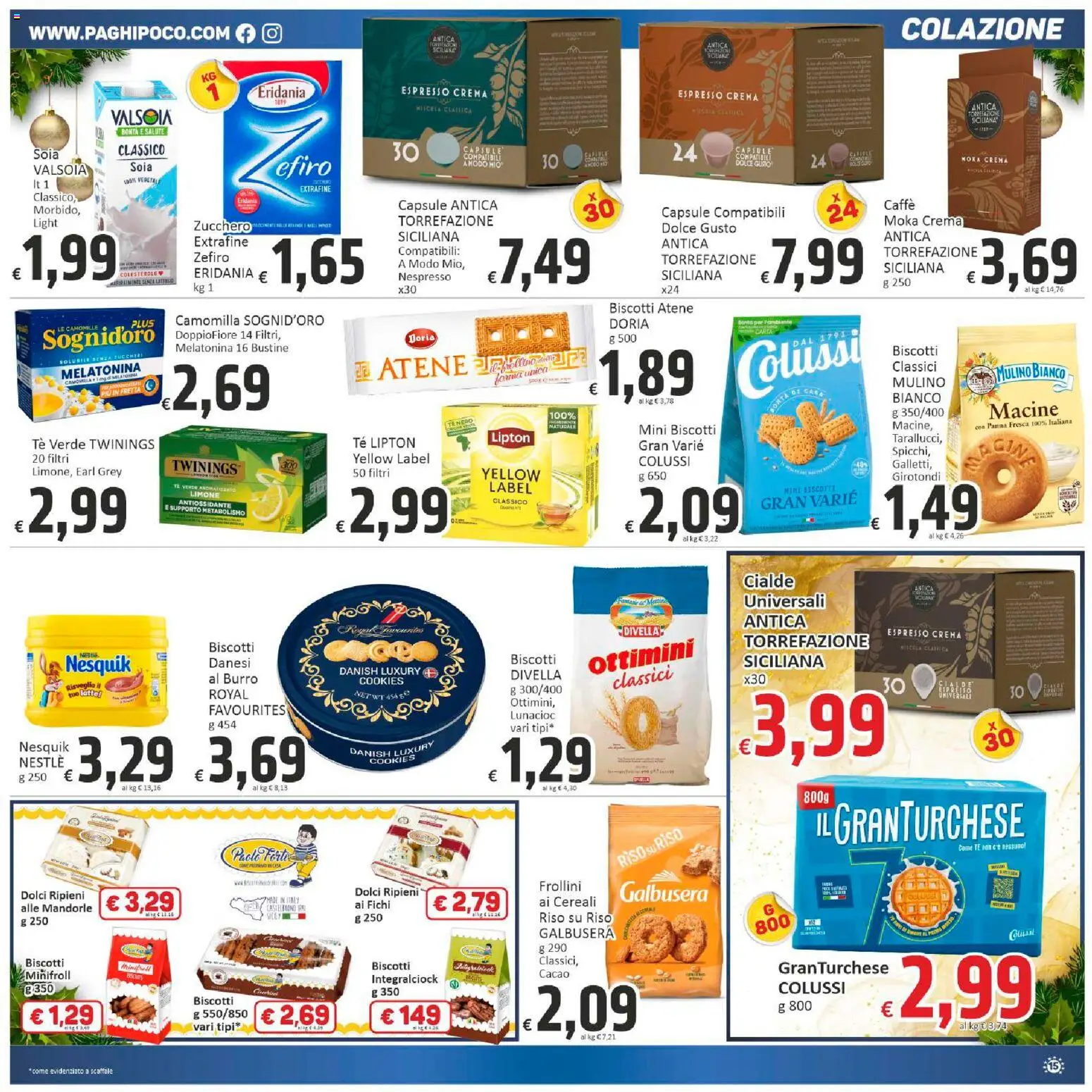 Volantino Paghi Poco del 01.12.2025 | Pagina: 15