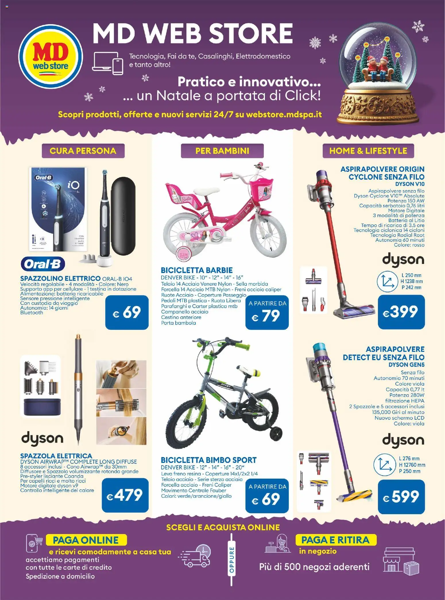 Volantino MD Discount del 02.12.2025 | Pagina: 27 | Prodotti: Spazzola, Schermo, Spazzolino elettrico, Dyson