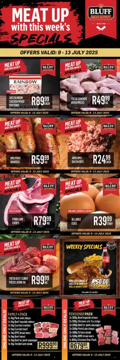 Preview of Bluff Meat Supply specials valid from 09.07.2025