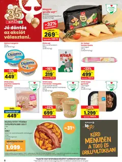 Spar Akciós újság - amely érvényes a következő dátumtól: 12.02.2026 | Oldal: 8 | Termékek: Grill, Margarin, Leveles tészta, Tészta