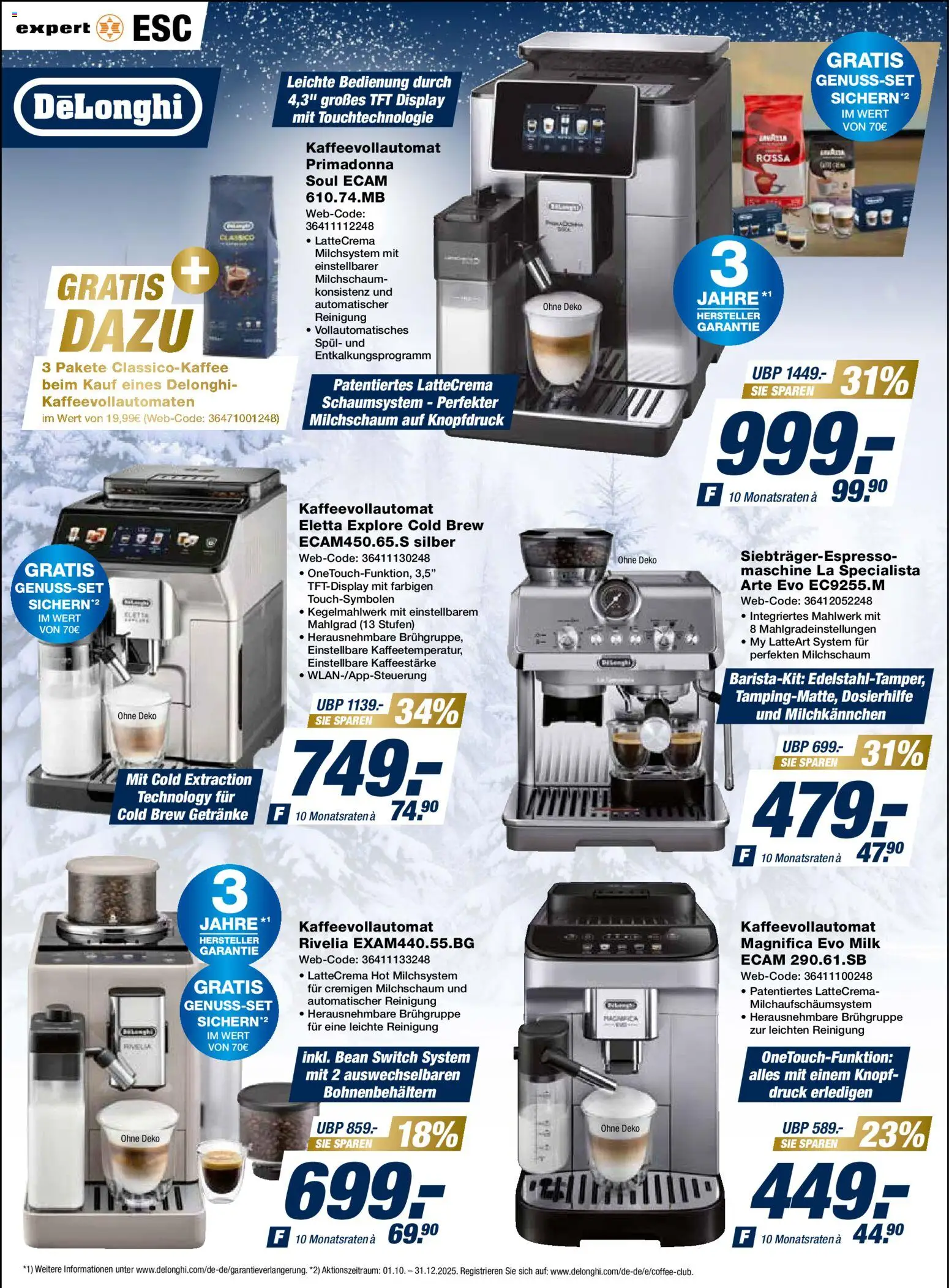 Expert Weihnachts sparen No. 2 – gültig ab 15.12.2025 | Seite: 2 | Produkte: Kaffeevollautomat
