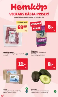 Hemköp erbjudanden - Förhandsvisning av reklamblad från butik Hemköp aktuell från 20.04.2026