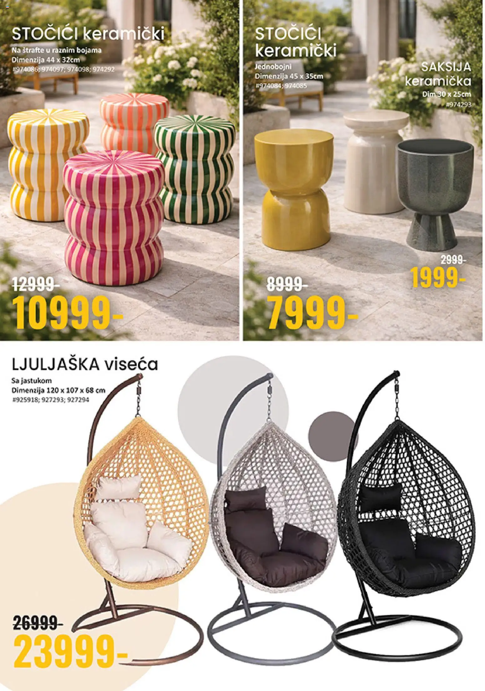 Uradi Sam katalog Prolećni asortiman katalog - važi od 19.03.2026 | Strana: 4 | Proizvode: Saksija, Ljuljaška