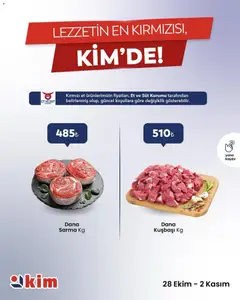 28.10.2025 tarihinden itibaren geçerli olan Kim Market kataloğu önizlemesi | Sayfa: 2